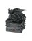 Guardian of Bibliophiles Stone Finish Dragon on Books Trinket Box